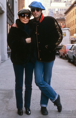 John Lennon and Yoko Ono, NYC - 1980