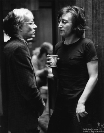 John Lennon and Andy Warhol, NYC - 1972