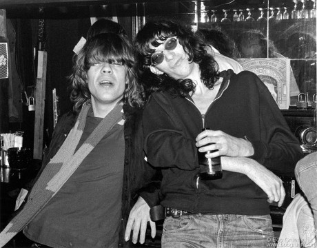 David Johansen and Joey Ramone, NYC - 1976