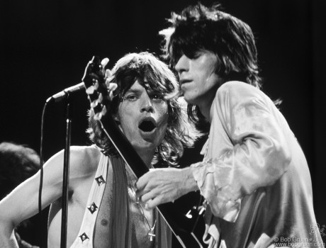 Mick Jagger & Keith Richards, NYC – 1972 | Bob Gruen