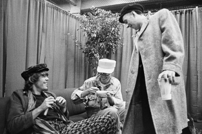 David Johansen, Mick Jones and Joe Strummer, NYC - 1982