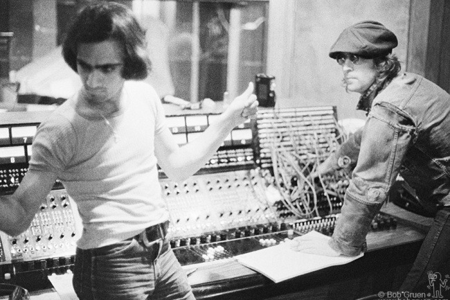 Jimmy Iovine and John Lennon, NYC - 1974