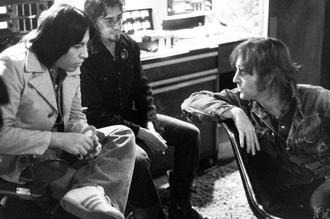 Jesse Ed Davis, Jim Keltner and John Lennon, NYC - 1974