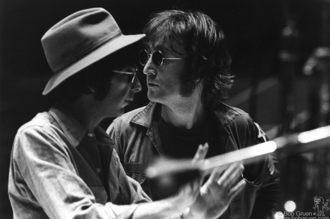 John Lennon and Phil Spector, NYC - 1972