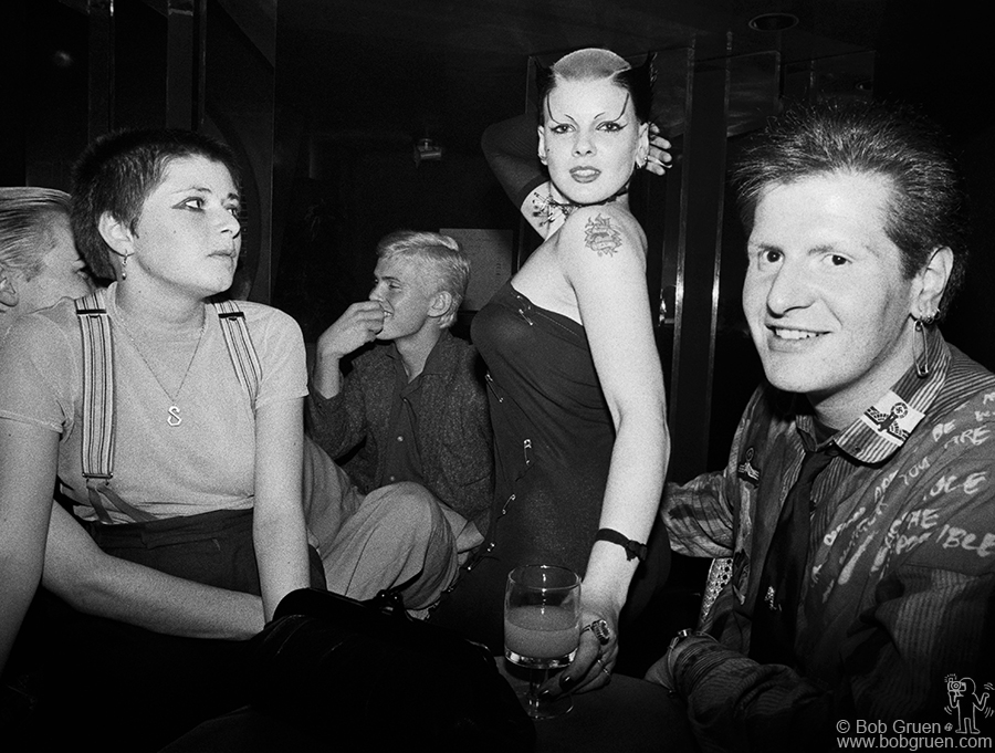 Billy Idol Soo Catwoman And Marco Pirroni Club Louise London England October 1976