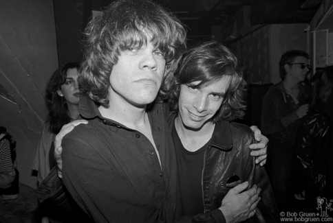 David Johansen and Legs McNeil, NYC - 1977