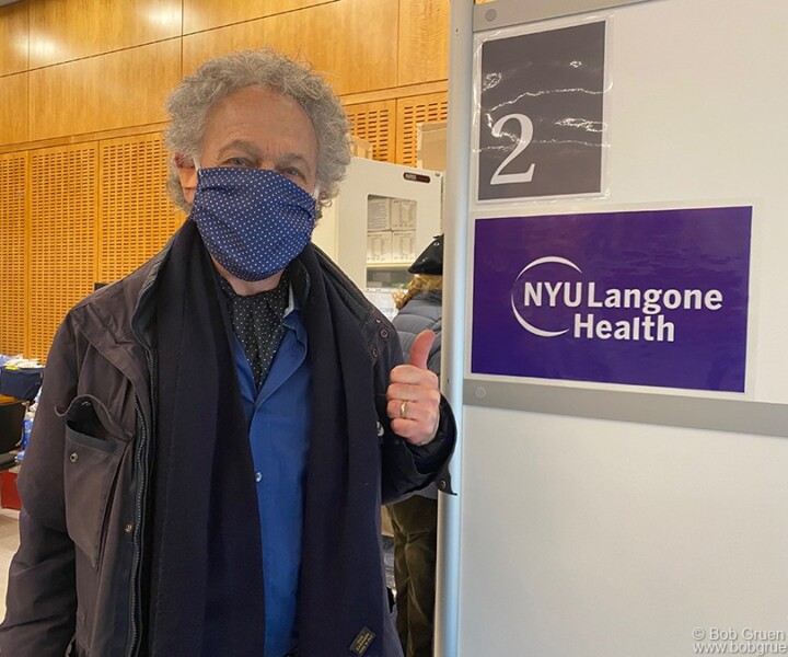 Jan 19, 2021 - NYC - I went to get my covid vaccine at NYU Langone Health.