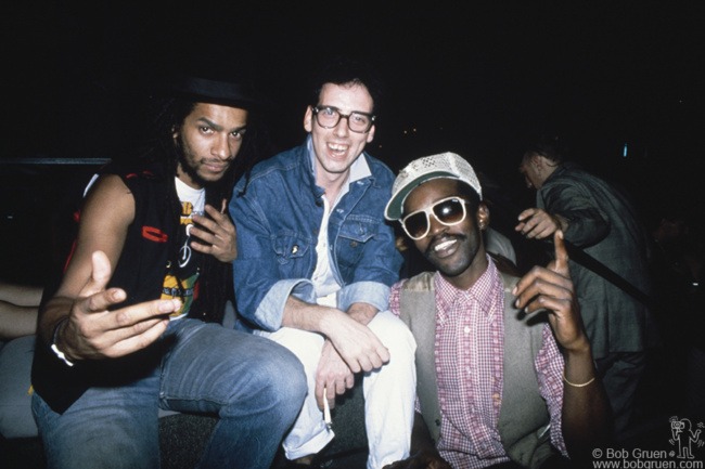 Don Letts, Mick Jones and Fab 5 Freddy, NYC - 1982