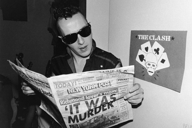 Joe Strummer, NYC - 1982