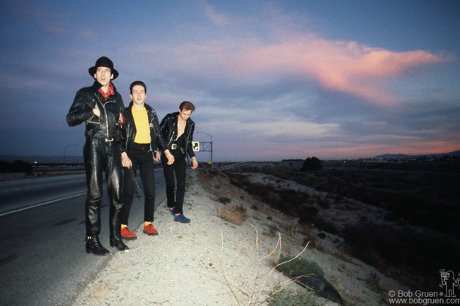 Mick Jones, Joe Strummer and Paul Simonon, USA - 1979