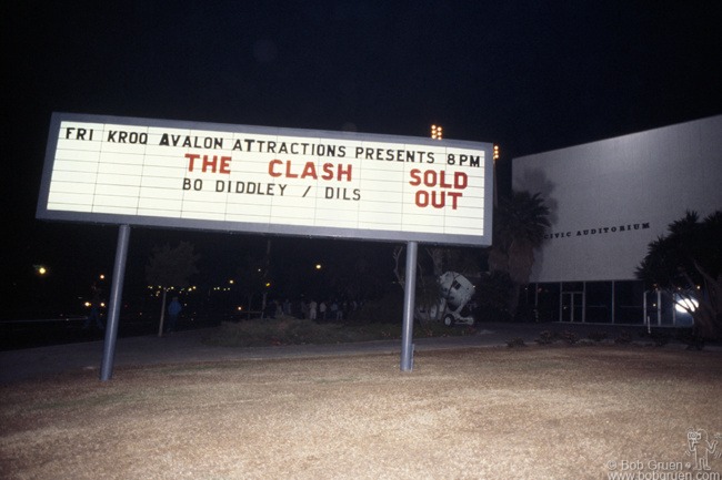 Clash Marquee, Los Angeles - 1979