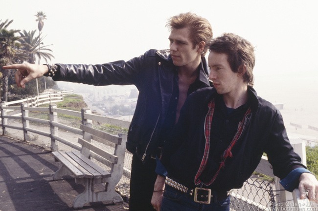 Paul Simonon and Topper Headon, Los Angeles - 1979