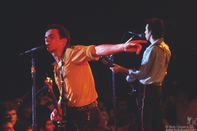 Joe Strummer and Mick Jones, USA - 1979