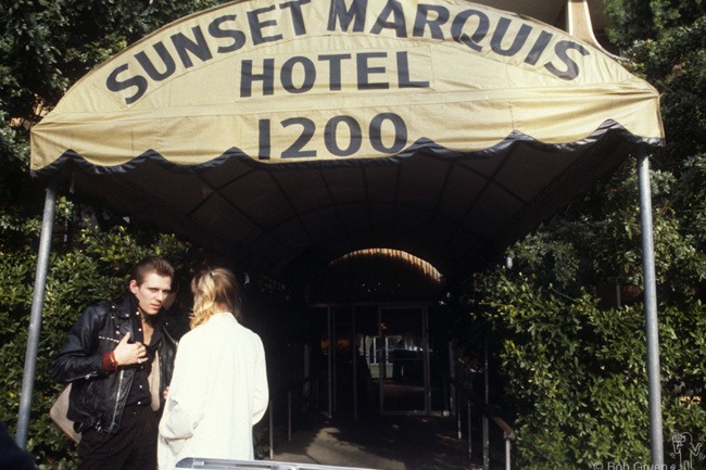 Paul Simonon and Debbie Chronic, Los Angeles - 1980