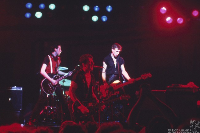 Mick Jones, Joe Strummer and Paul Simonon, USA - 1980