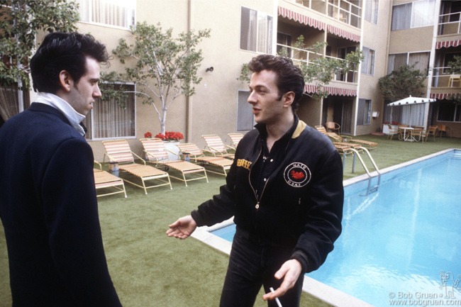 Mick Jones and Joe Strummer, Los Angeles - 1980