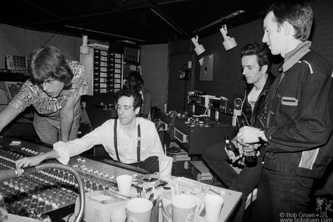 Mick Jones, Joe Strummer and Topper Headon, NYC - 1981