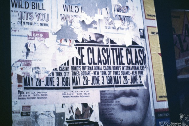 Clash Posters, NYC - 1981