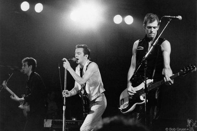 Mick Jones, Joe Strummer and Paul Simonon, NYC - 1981