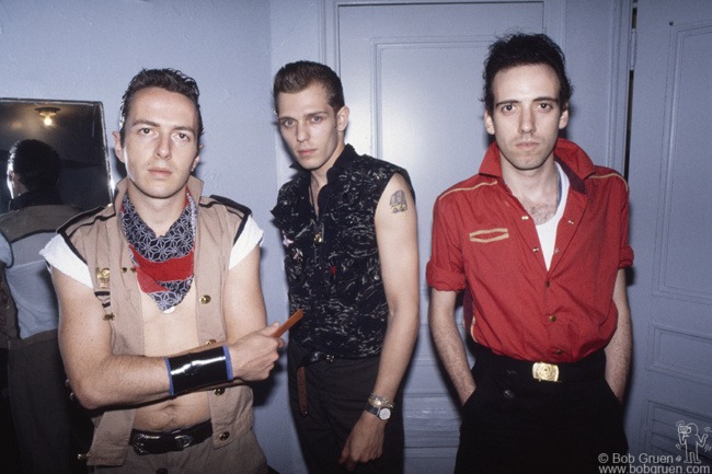 Joe Strummer, Paul Simonon and Mick Jones, Asbury Park - 1982