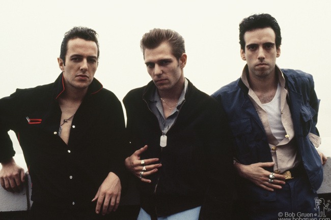 Joe Strummer, Paul Simonon and Mick Jones, Asbury Park - 1982