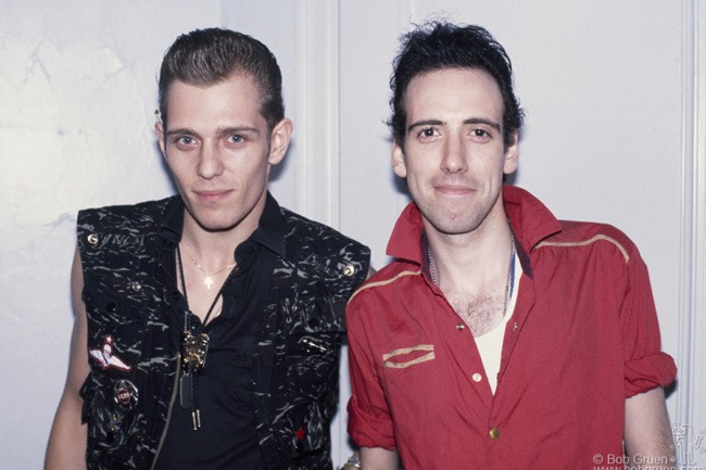 Paul Simonon and Mick Jones, Asbury Park - 1982