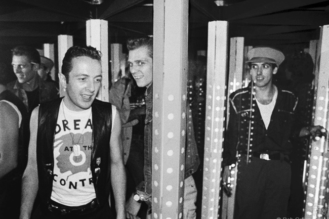 Joe Strummer, Paul Simonon and Mick Jones, Asbury Park - 1982