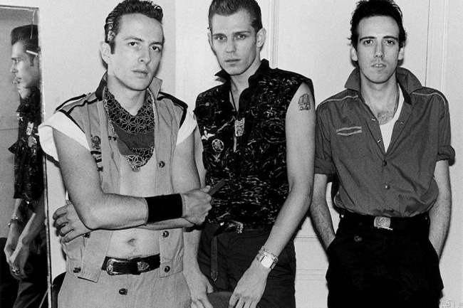 Joe Strummer, Paul Simonon and Mick Jones, Asbury Park - 1982