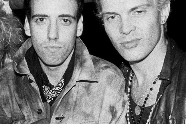 Mick Jones and Billy Idol, NYC - 1982