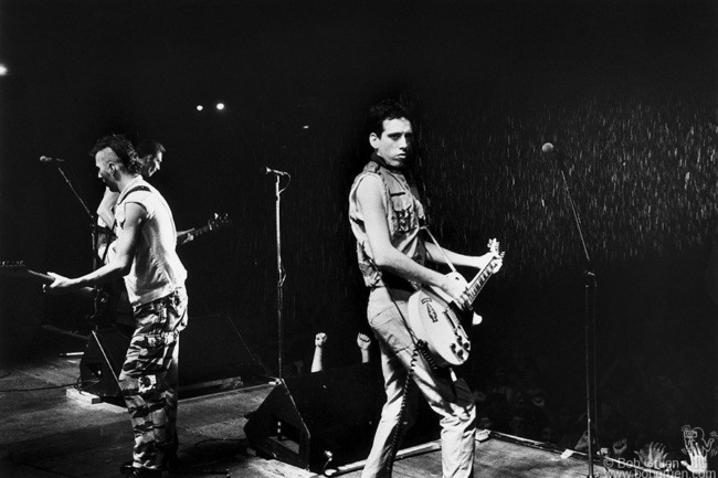 Paul Simonon, Joe Strummer and Mick Jones, NYC - 1982