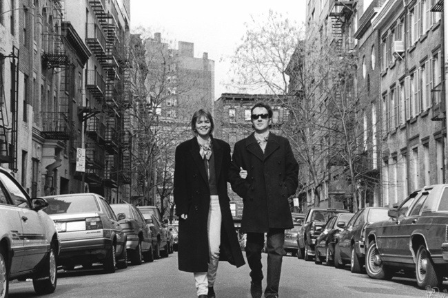 Joe Strummer and Lucinda, NYC - 1994