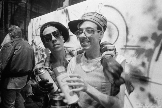 Futura 2000 and Mick Jones, Paris - 1982