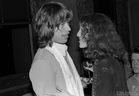 Mick Jagger and Lisa Robinson, NYC - 1976