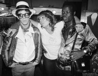 Lou Reed, Genya Ravan and Mike Quashie, NYC - 1978