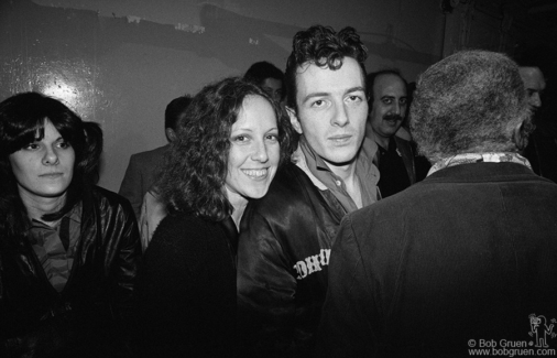 Lisa Robinson and Joe Strummer, NYC - 1980