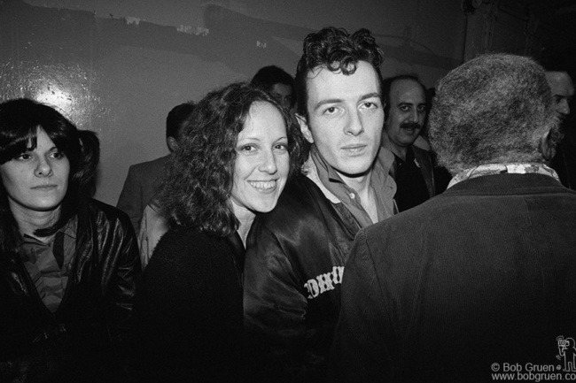 Lisa Robinson and Joe Strummer, NYC - 1980