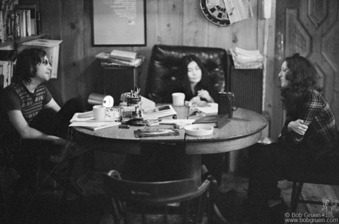 John Lennon, Yoko Ono and Lisa Robinson, NYC - 1973