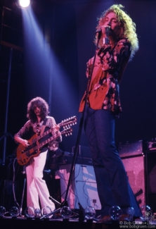 Robert Plant and Jimmy Page, NYC - 1975