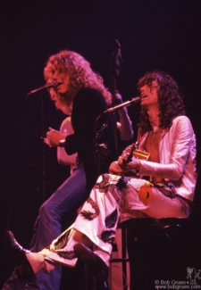 Robert Plant and Jimmy Page, NYC - 1977