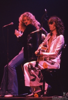 Robert Plant and Jimmy Page, NYC - 1977