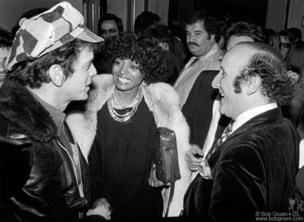 Lou Reed, Diana Ross, Michael Klenfner and Clive Davis, NYC - 1976