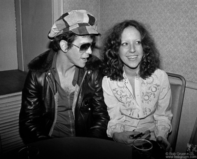 Lou Reed and Lisa Robinson, NYC - 1976