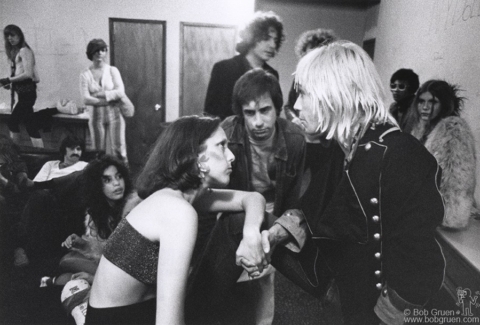 Lori Lightning, Lisa Robinson, Steve Paul, Danny Fields and Iggy Pop, Los Angeles - 1973