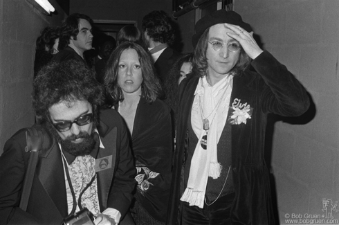 Lisa Robinson and John Lennon, NYC - 1975