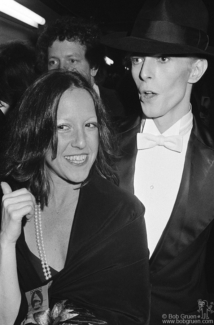 Lisa Robinson and David Bowie, NYC - 1975