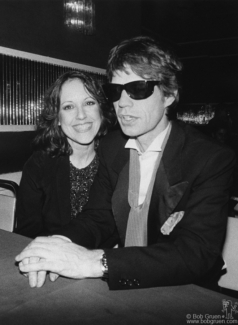 Lisa Robinson and Mick Jagger, NYC - 1983