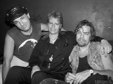 Syl Sylvain, Jerry Nolan and David Johansen, NYC - 1991