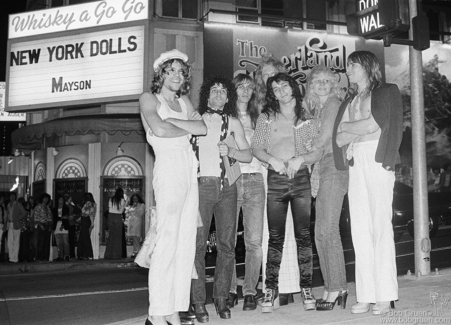 Peter Jordan, Sable Starr and New York Dolls, CA - 1973