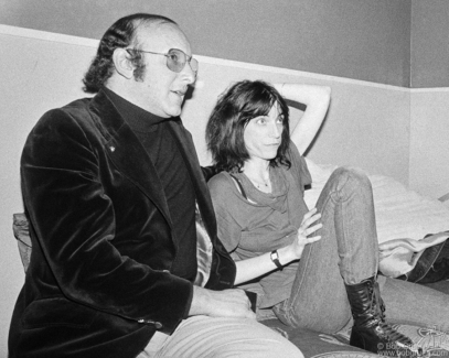 Clive Davis and Patti Smith, NYC - 1976