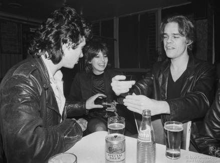 Pete Farndon, Chrissie Hynde and David Johansen, Europe - 1978